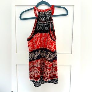 Anthropology-meadow Rue Halter Top